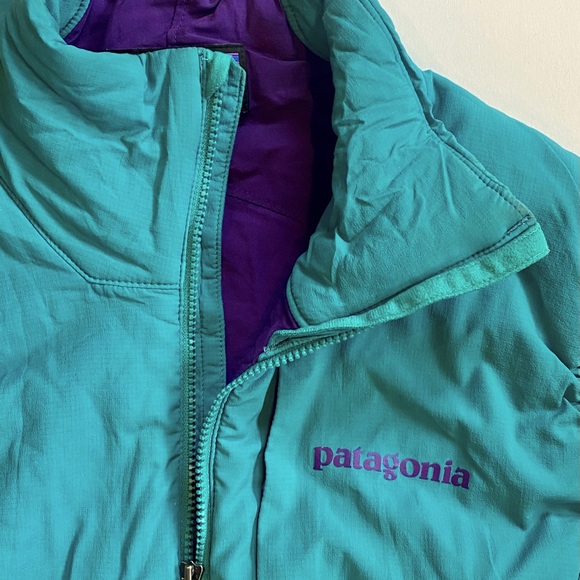 Patagonia Nano Air Insulated Vest - Green & Purple - Picture 2 of 6